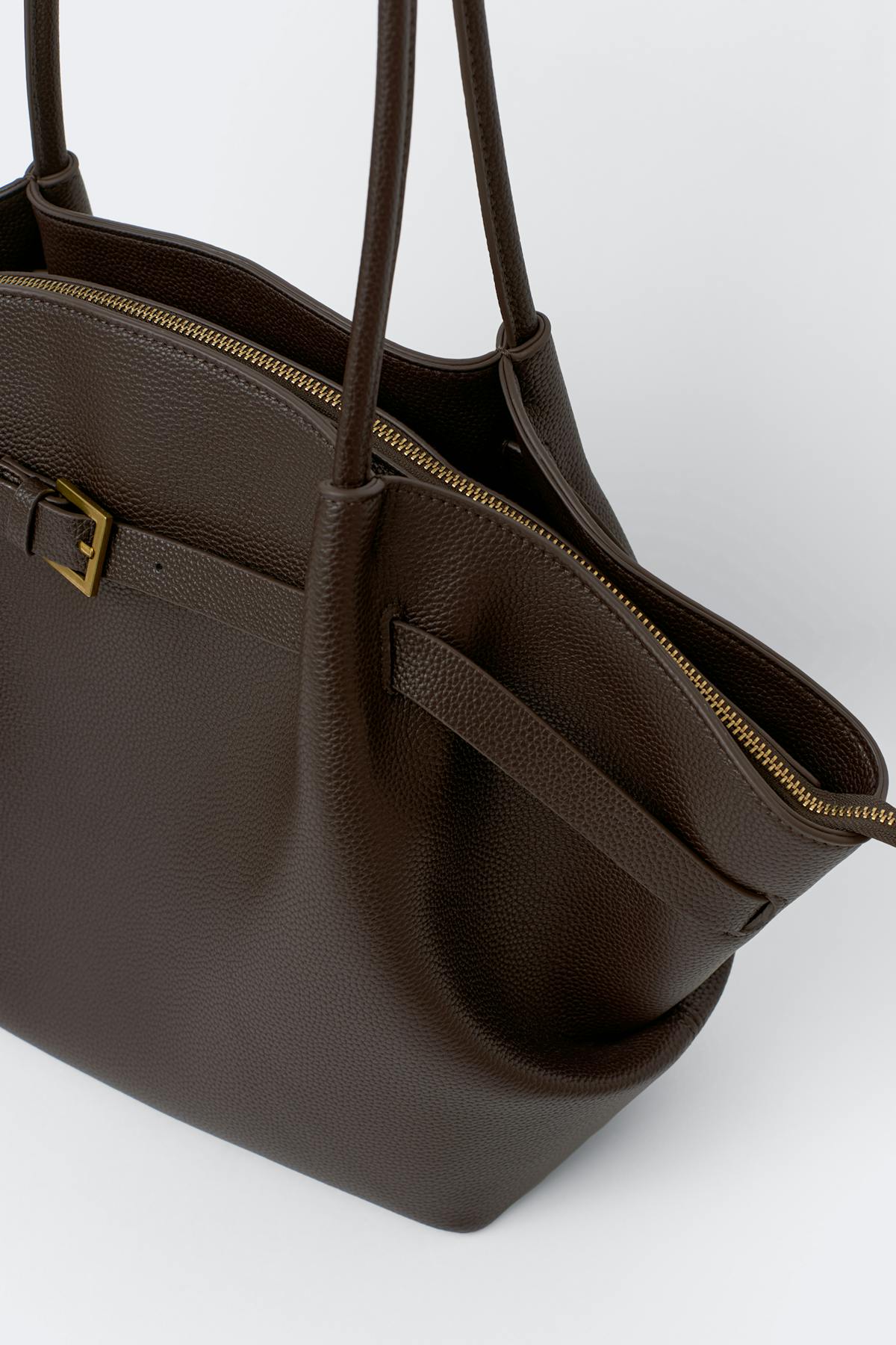 Large fold detail bag