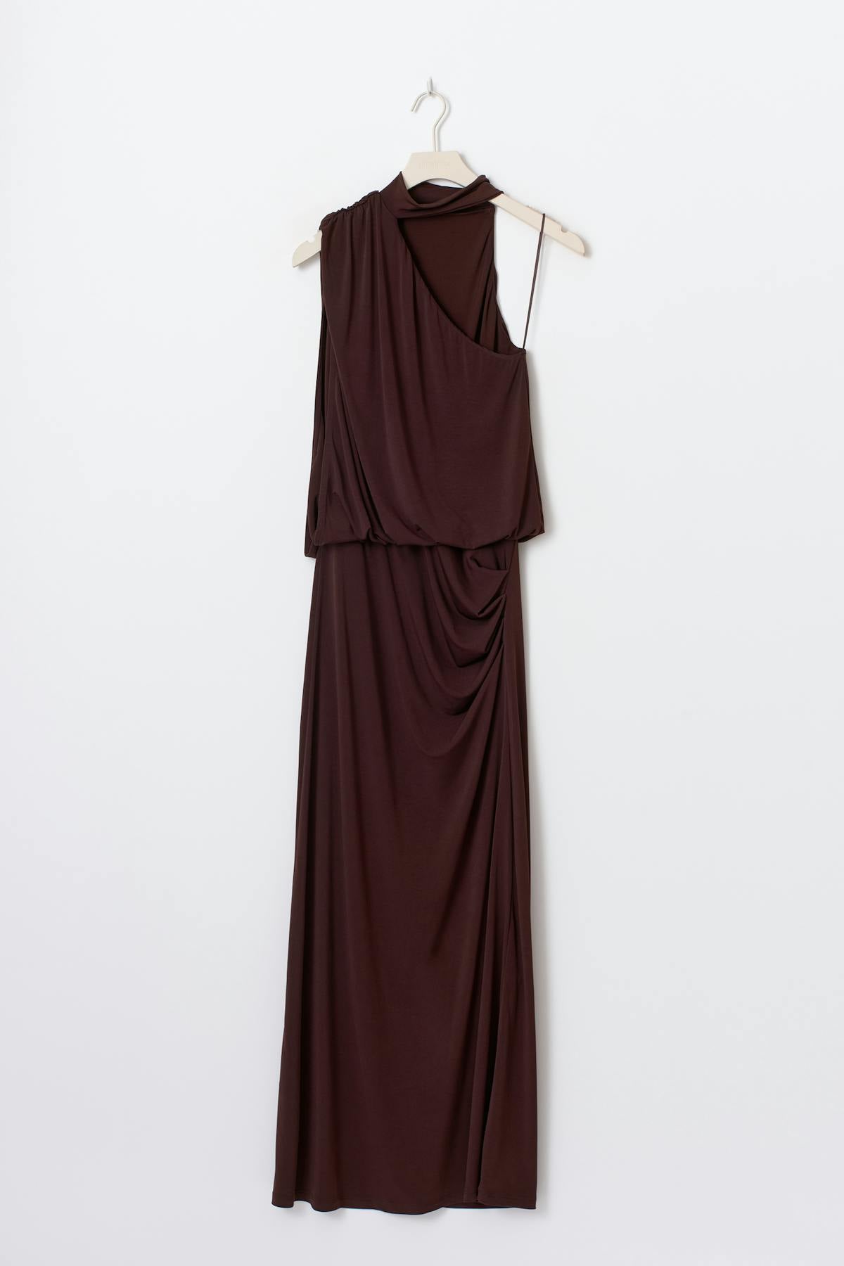 Draped maxi dress