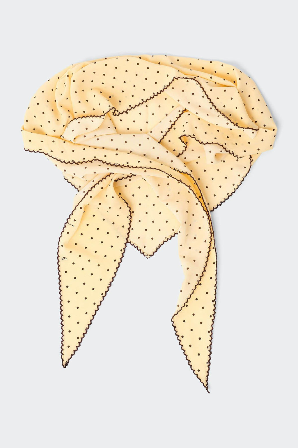 Picot edge hip scarf