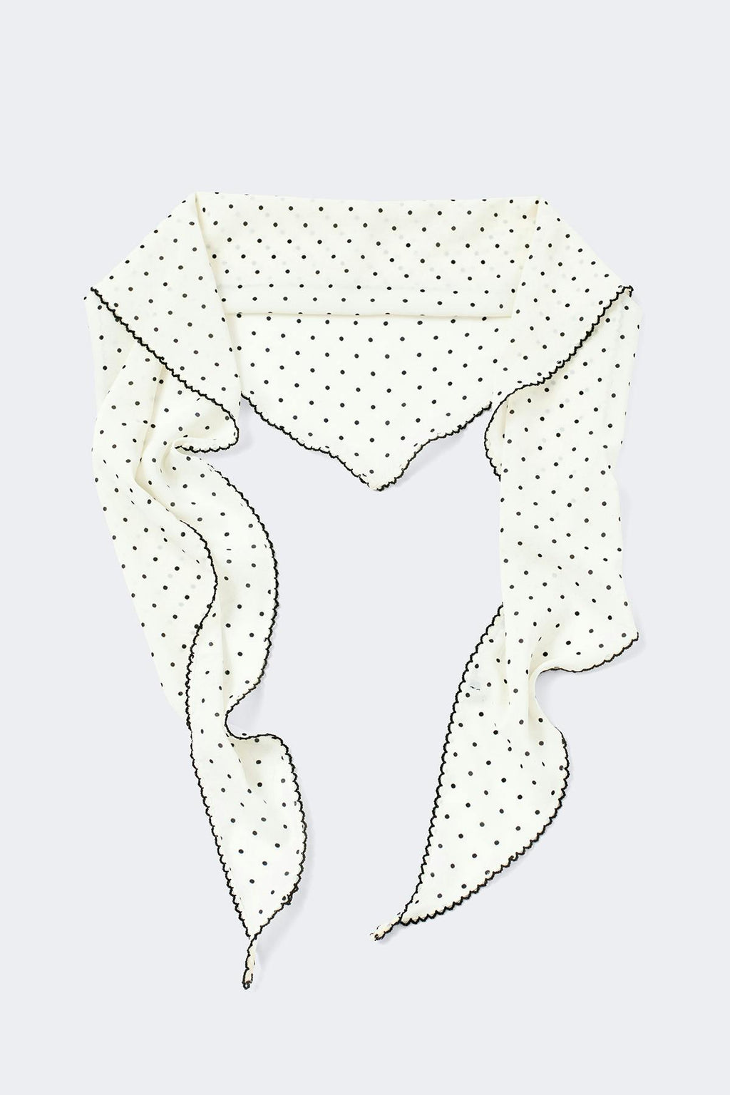 Picot edge hip scarf