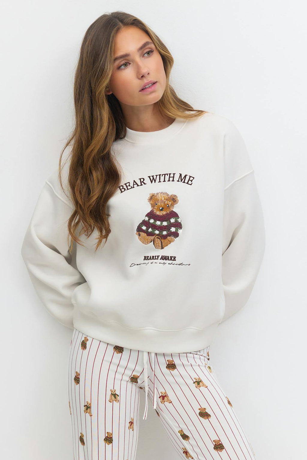 Oversized loungewear sweater