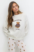 Oversized loungewear sweater