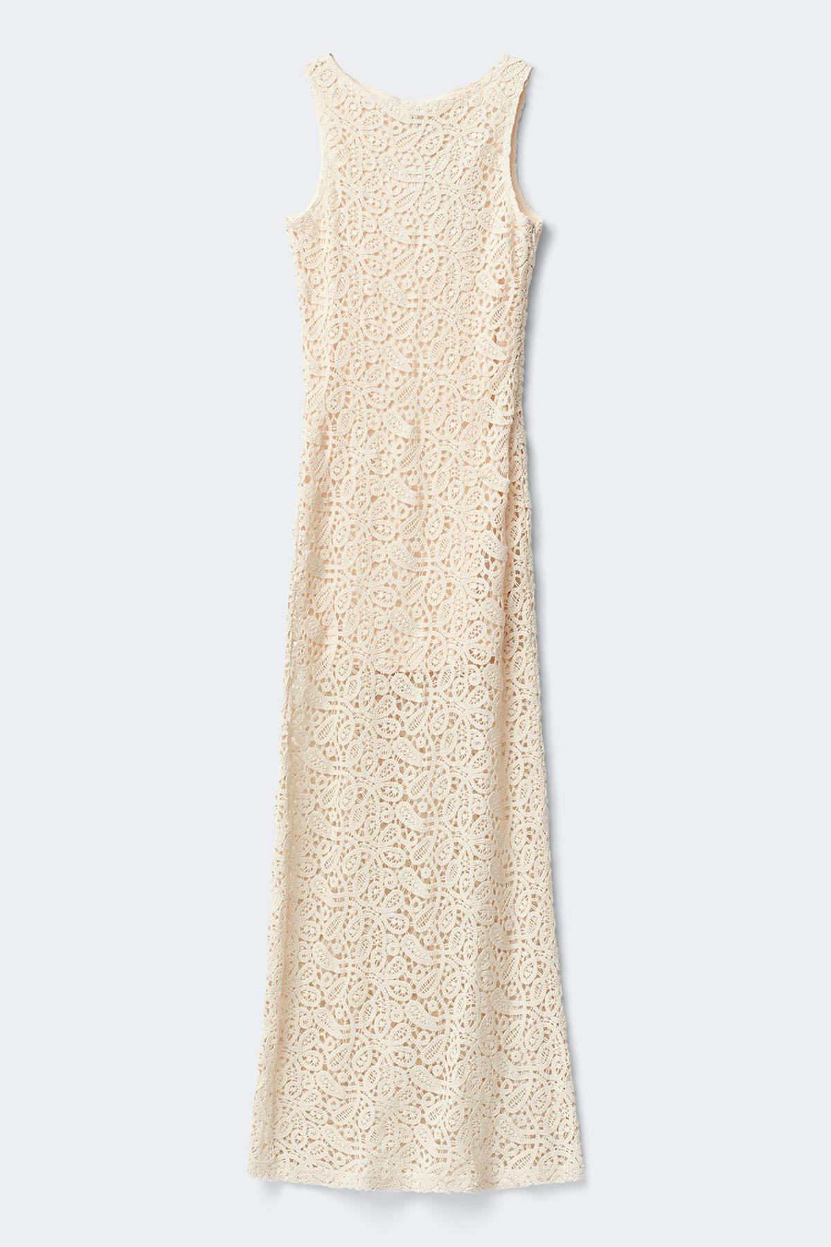 Knitted crochet dress
