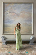 Embroidery maxi dress
