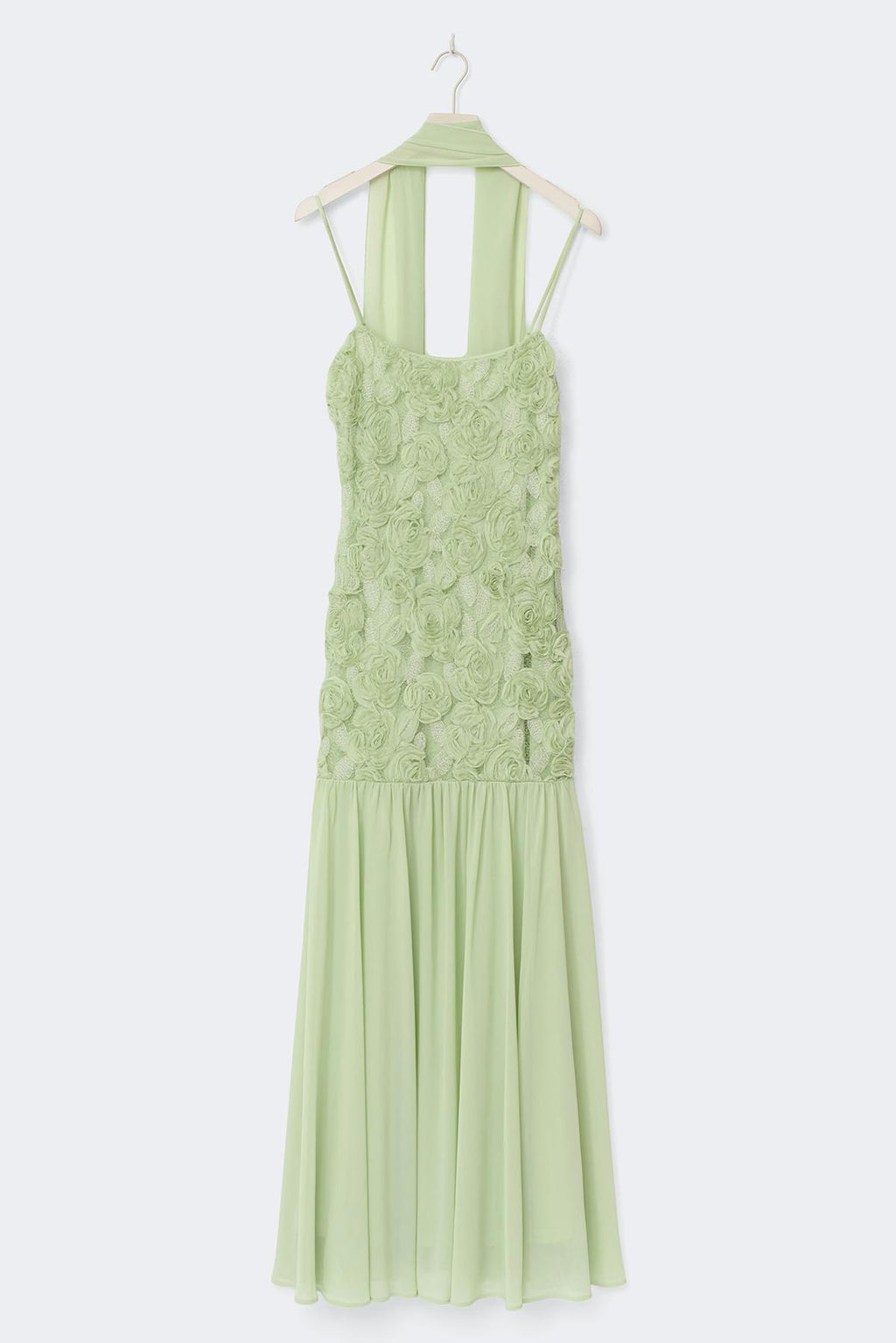 Embroidery maxi dress