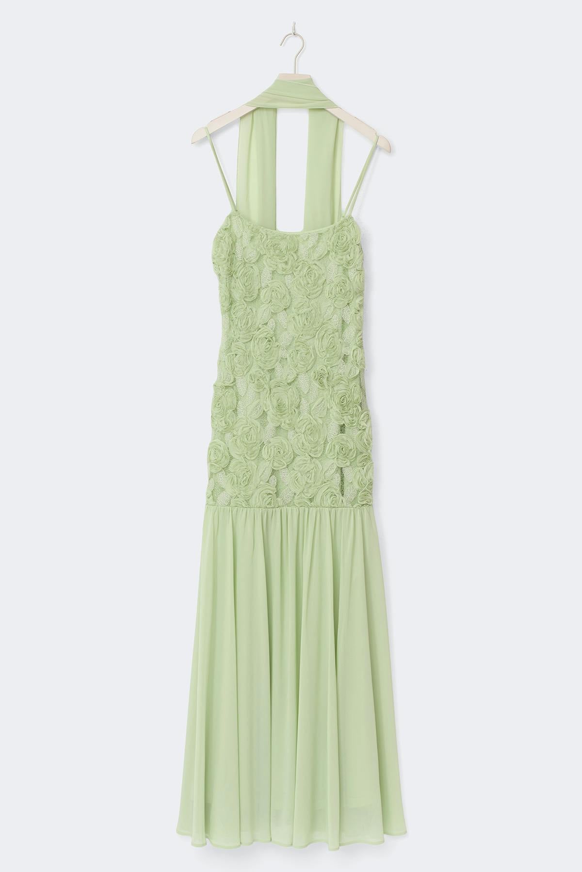 Embroidery maxi dress