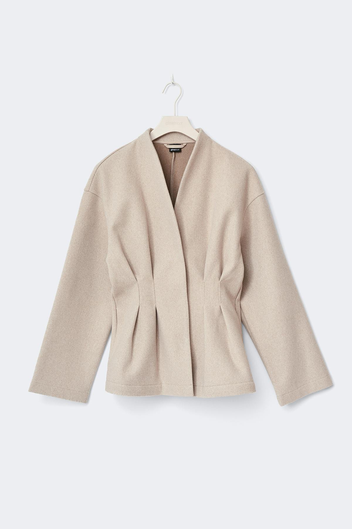 Sculpted felt jacket
