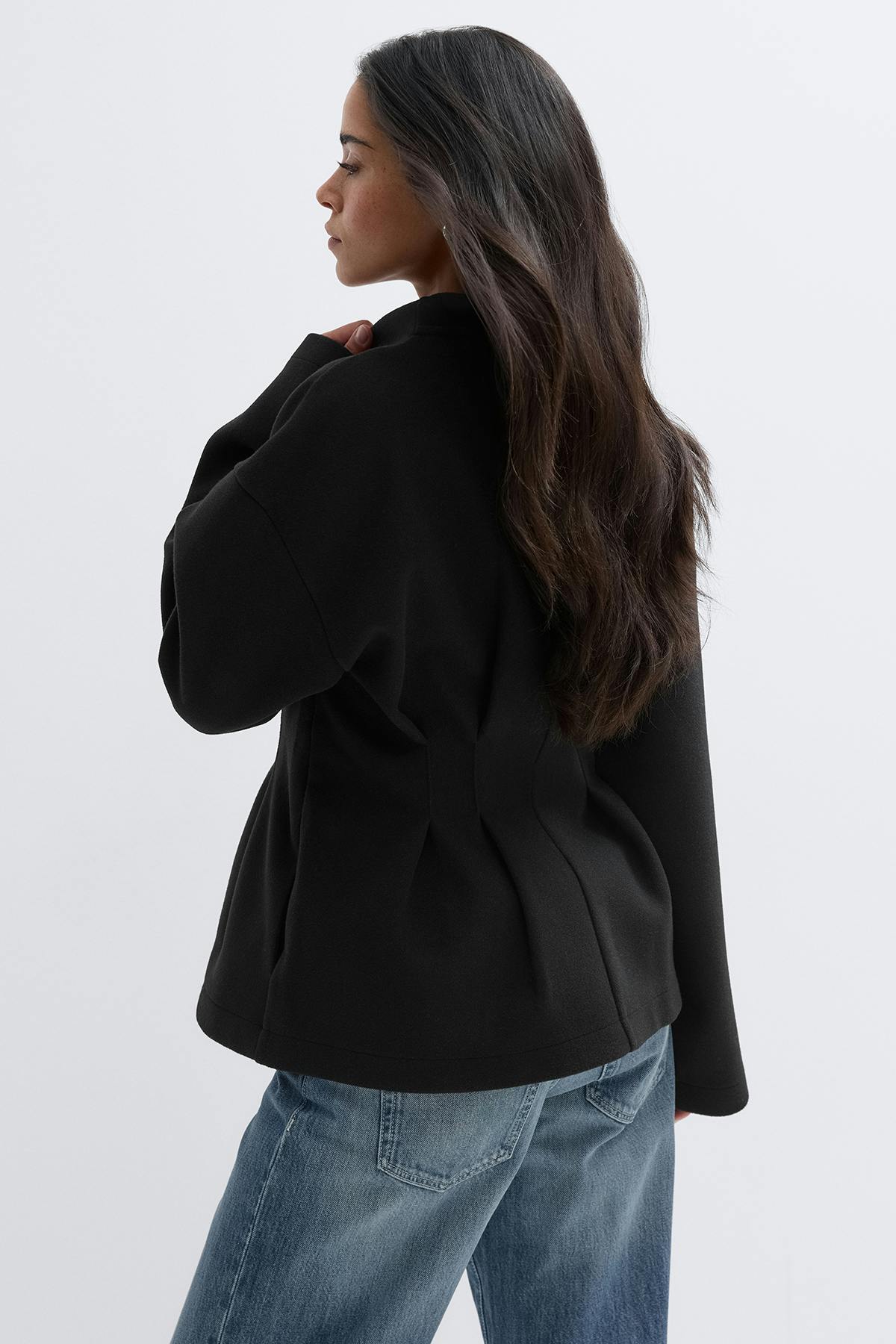 Sculpted felt jacket