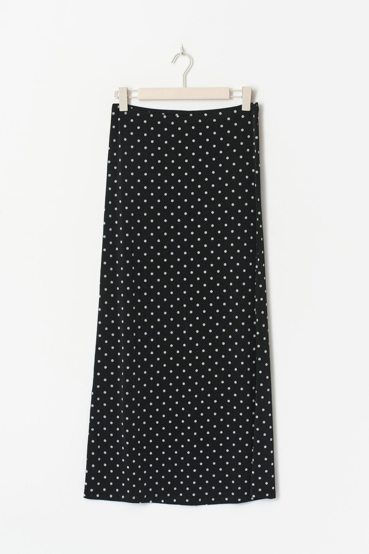 Dot maxi skirt