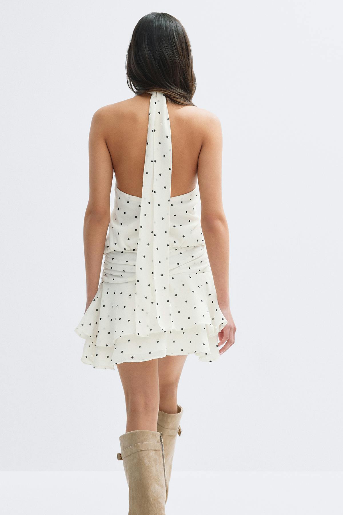 14+ halterneck dress