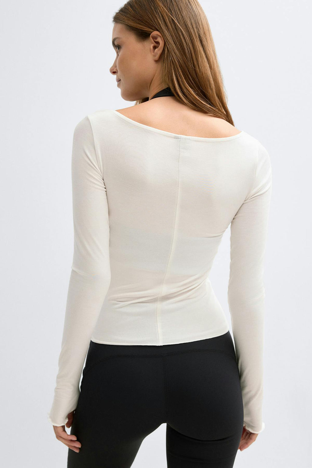 Soft layering yoga top