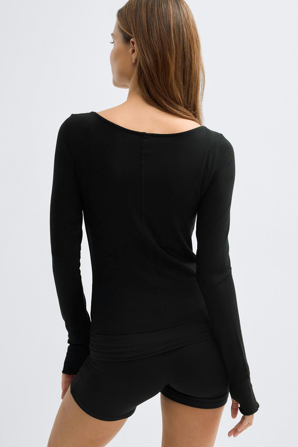 Soft layering yoga top
