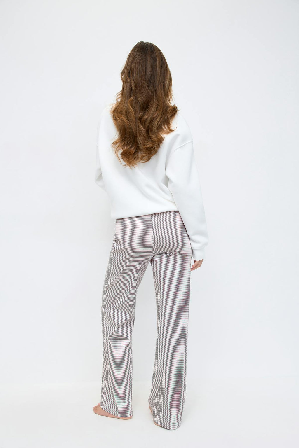 Stripe loungewear trousers