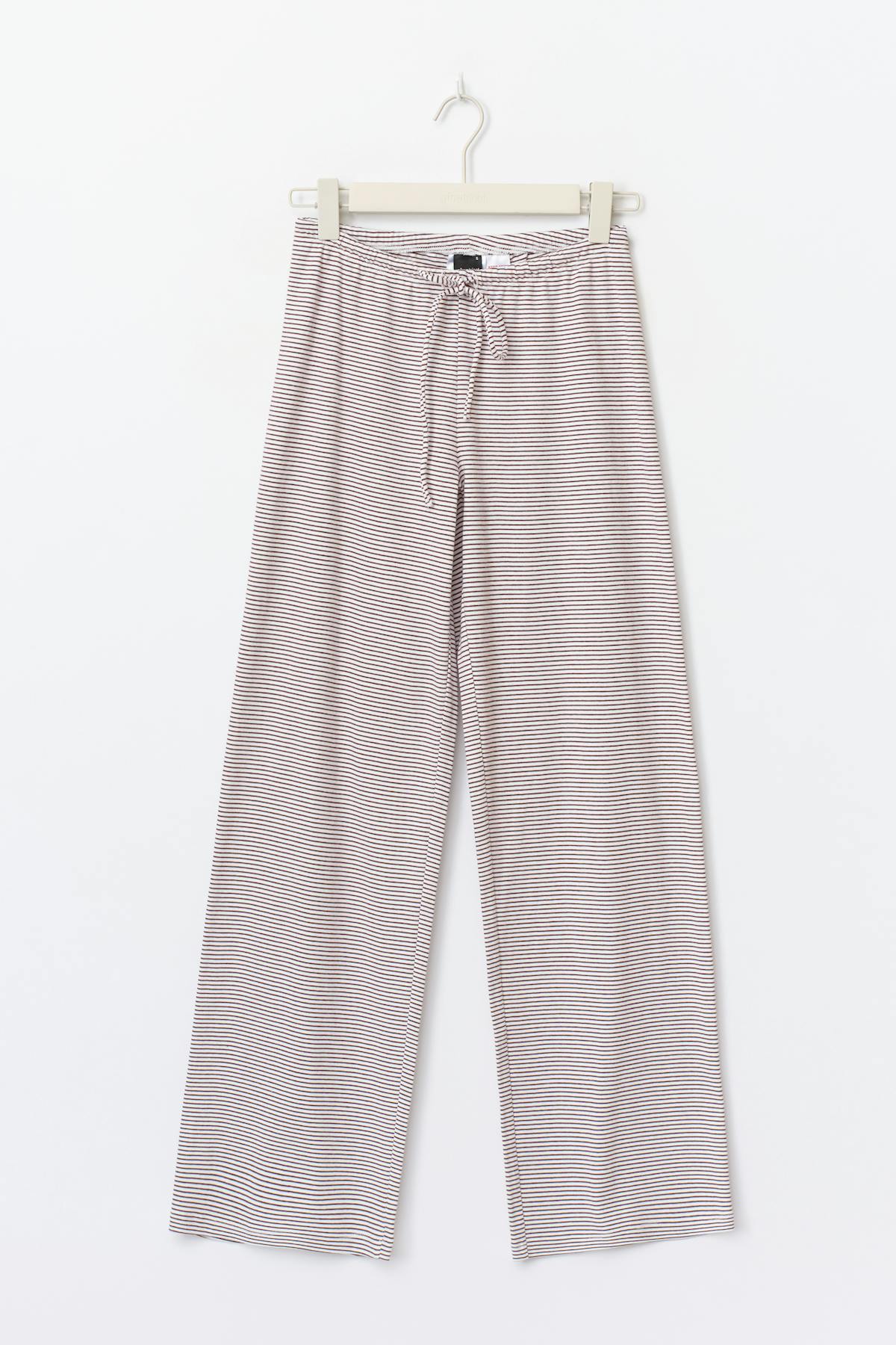 Stripe loungewear trousers