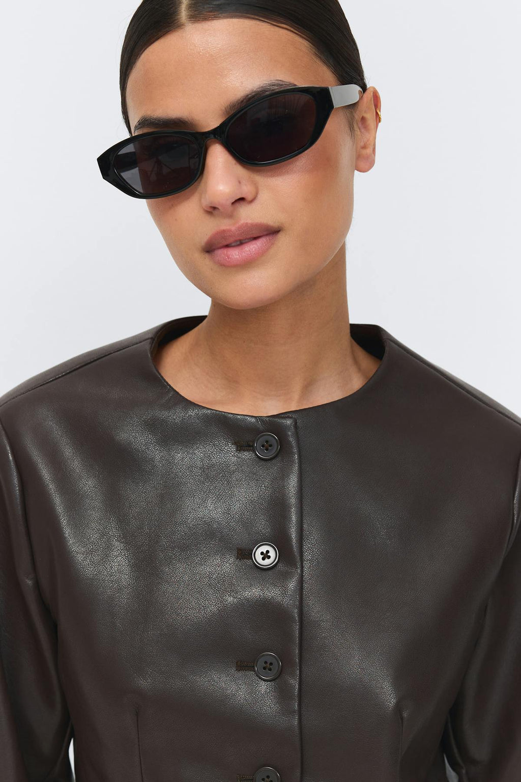 Slim cat eye sunglasses