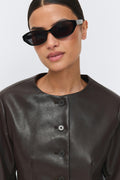 Slim cat eye sunglasses