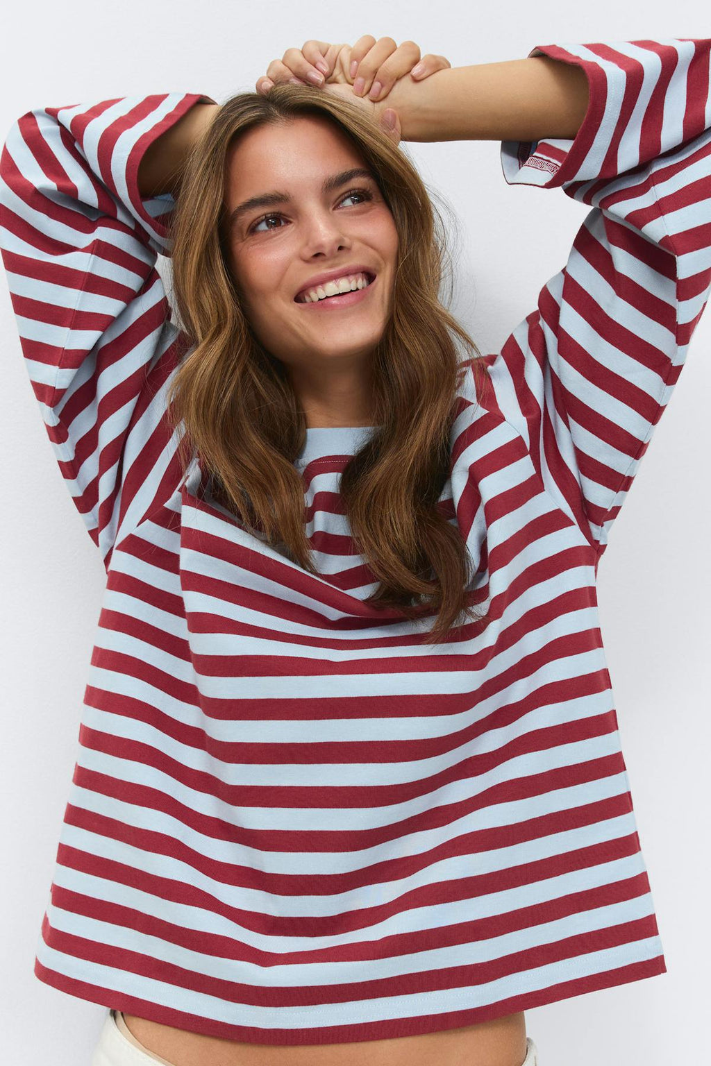 Stripe long sleeve tee