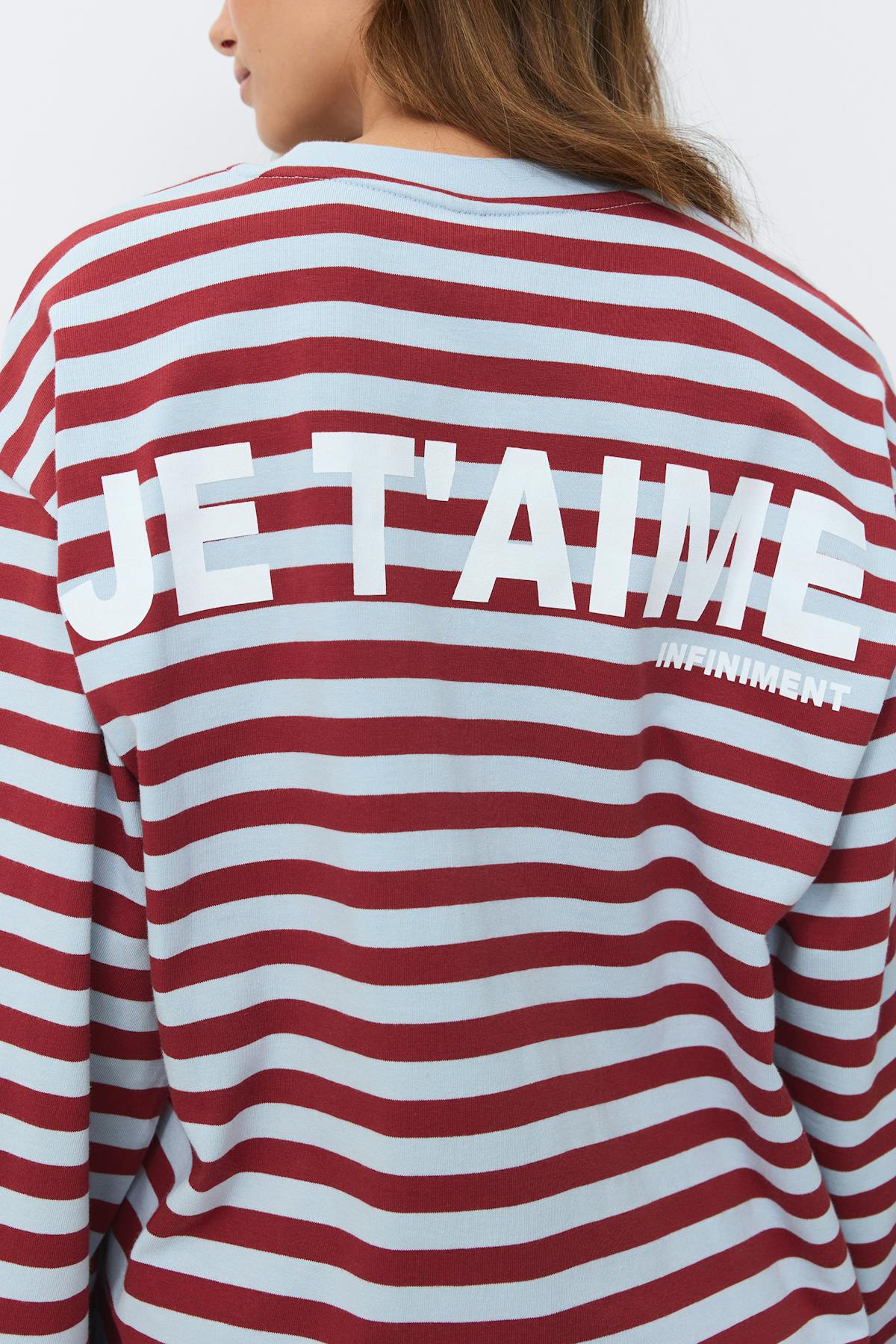 Stripe long sleeve tee