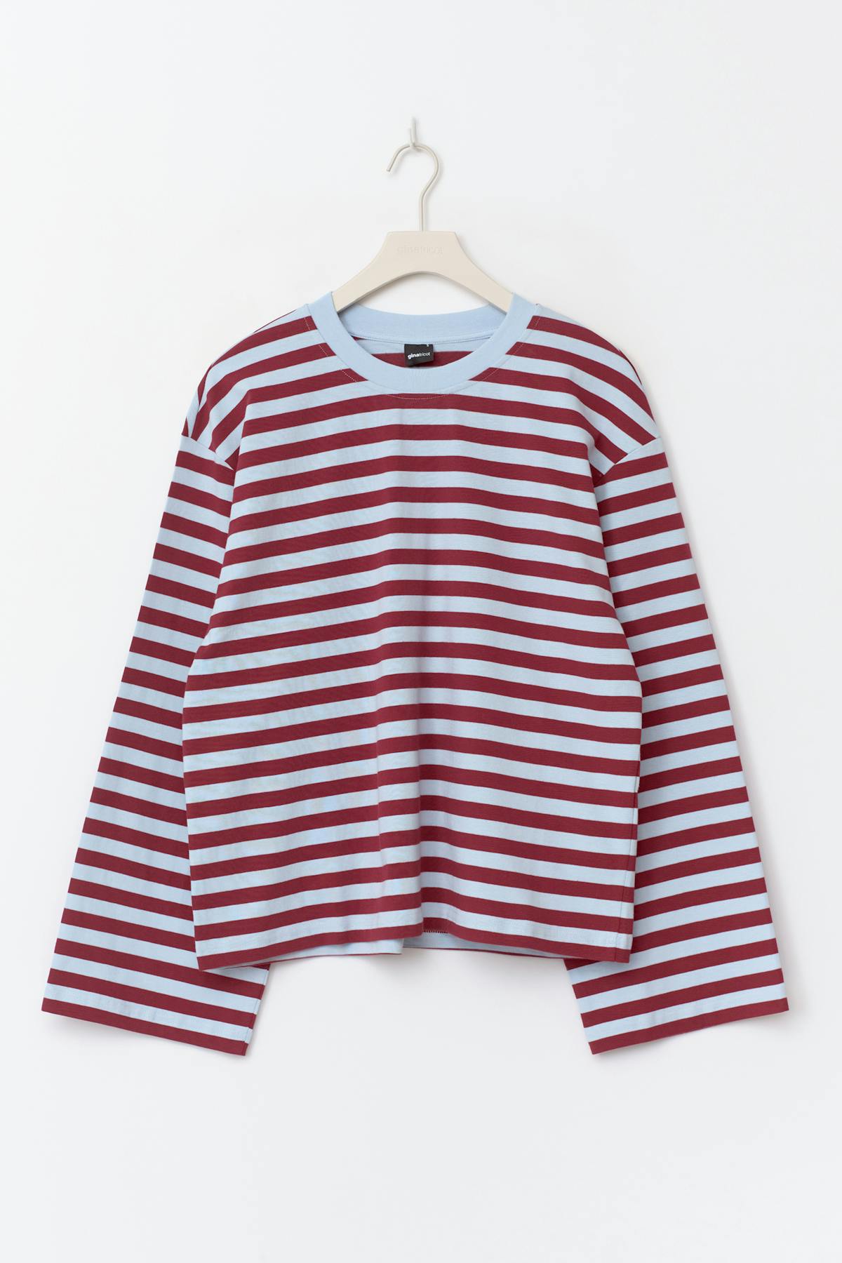 Stripe long sleeve tee