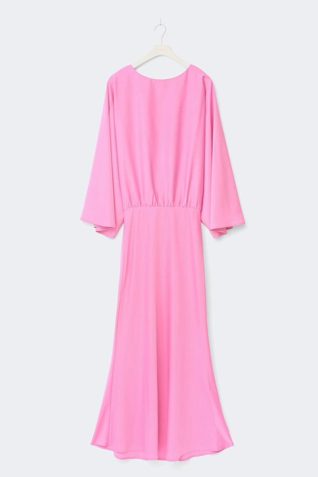 Draped back maxi dress