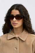 Slim rectangular sunglasses