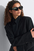 Angular cateye sunglasses