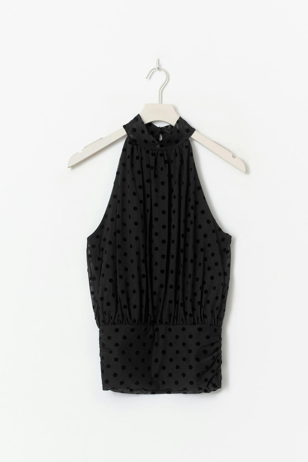Mesh halterneck top