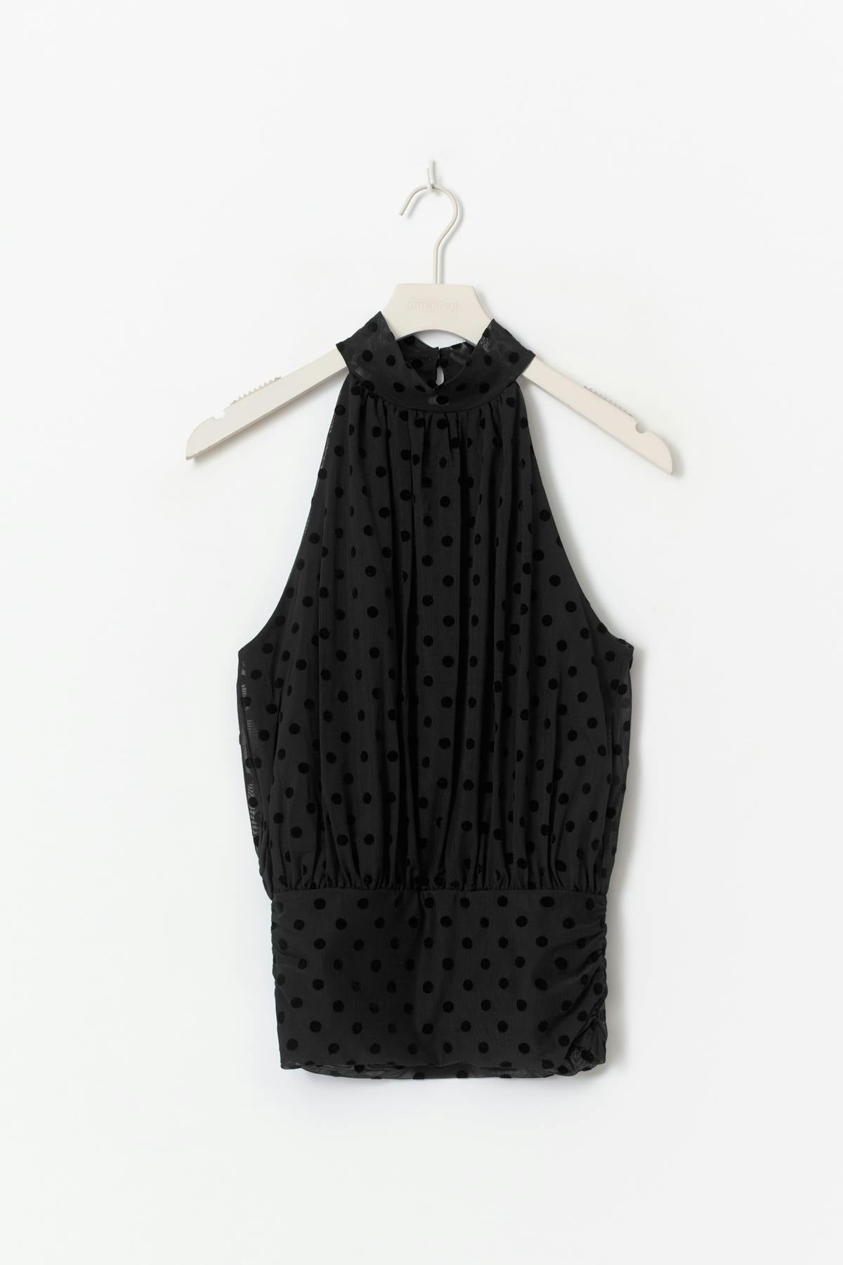 Mesh halterneck top