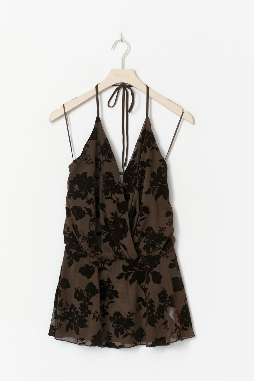 Floral halterneck top