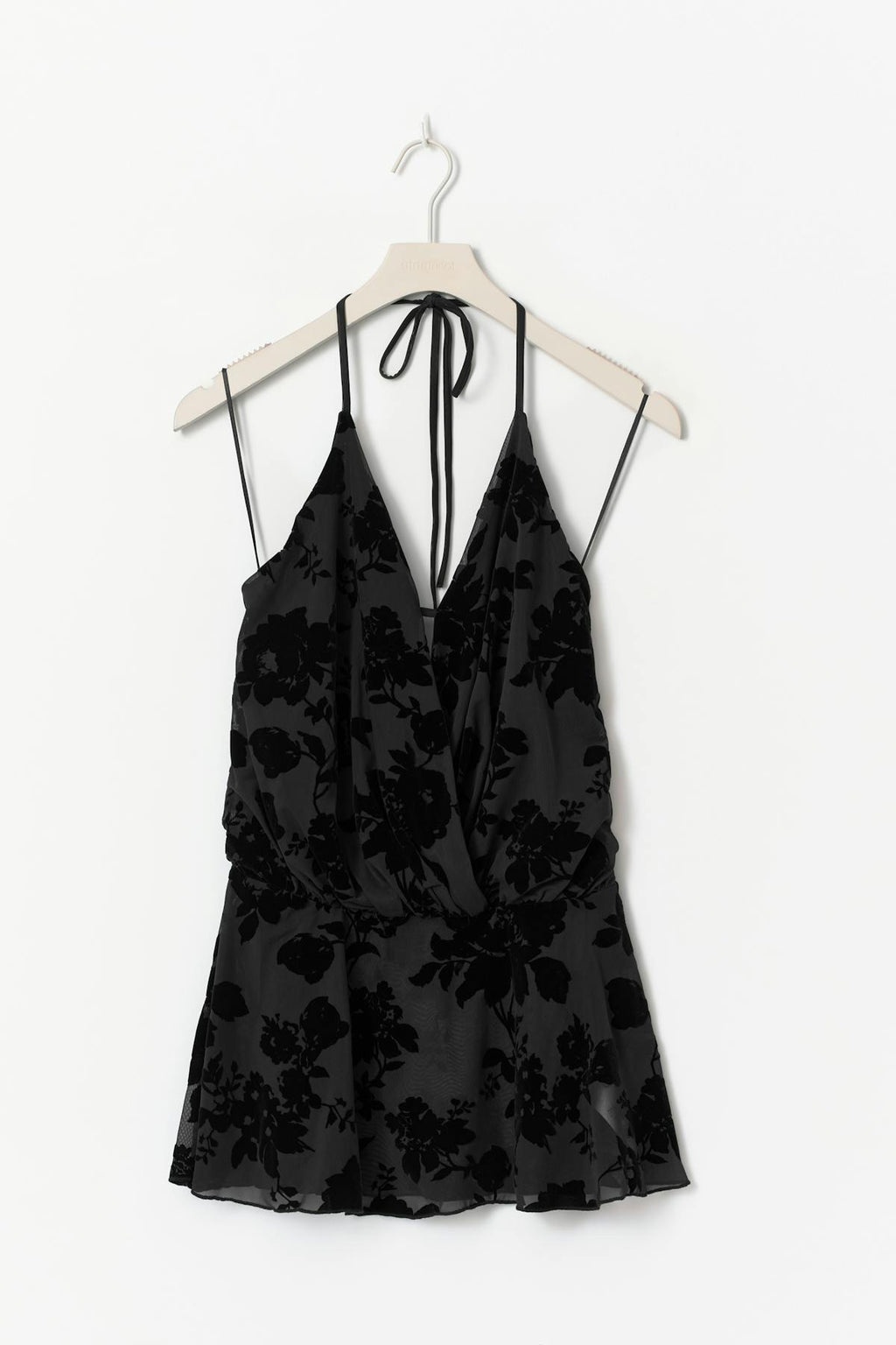 Floral halterneck top