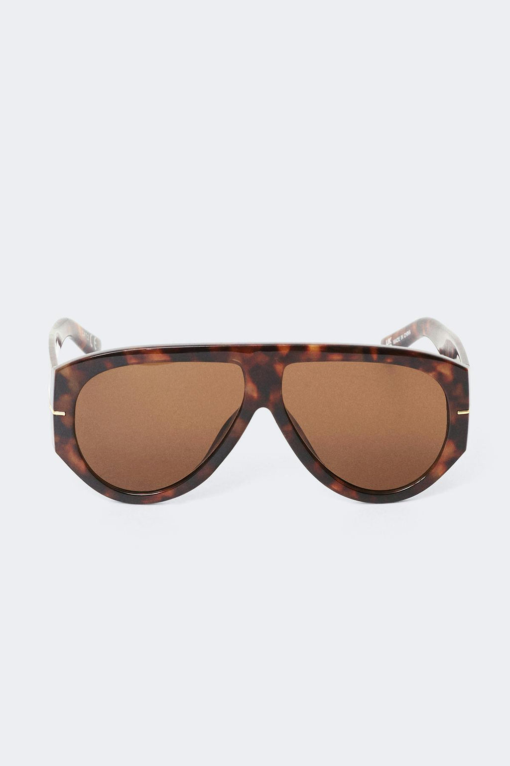 Bold aviator sunglasses
