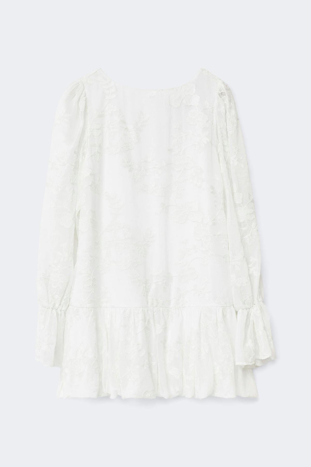 Puff sleeve mini dress