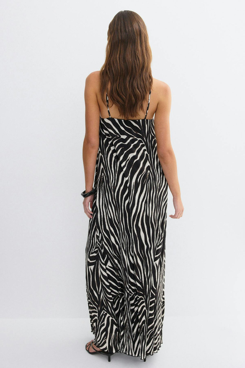 Crinkle maxi dress