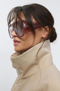 Bold aviator sunglasses