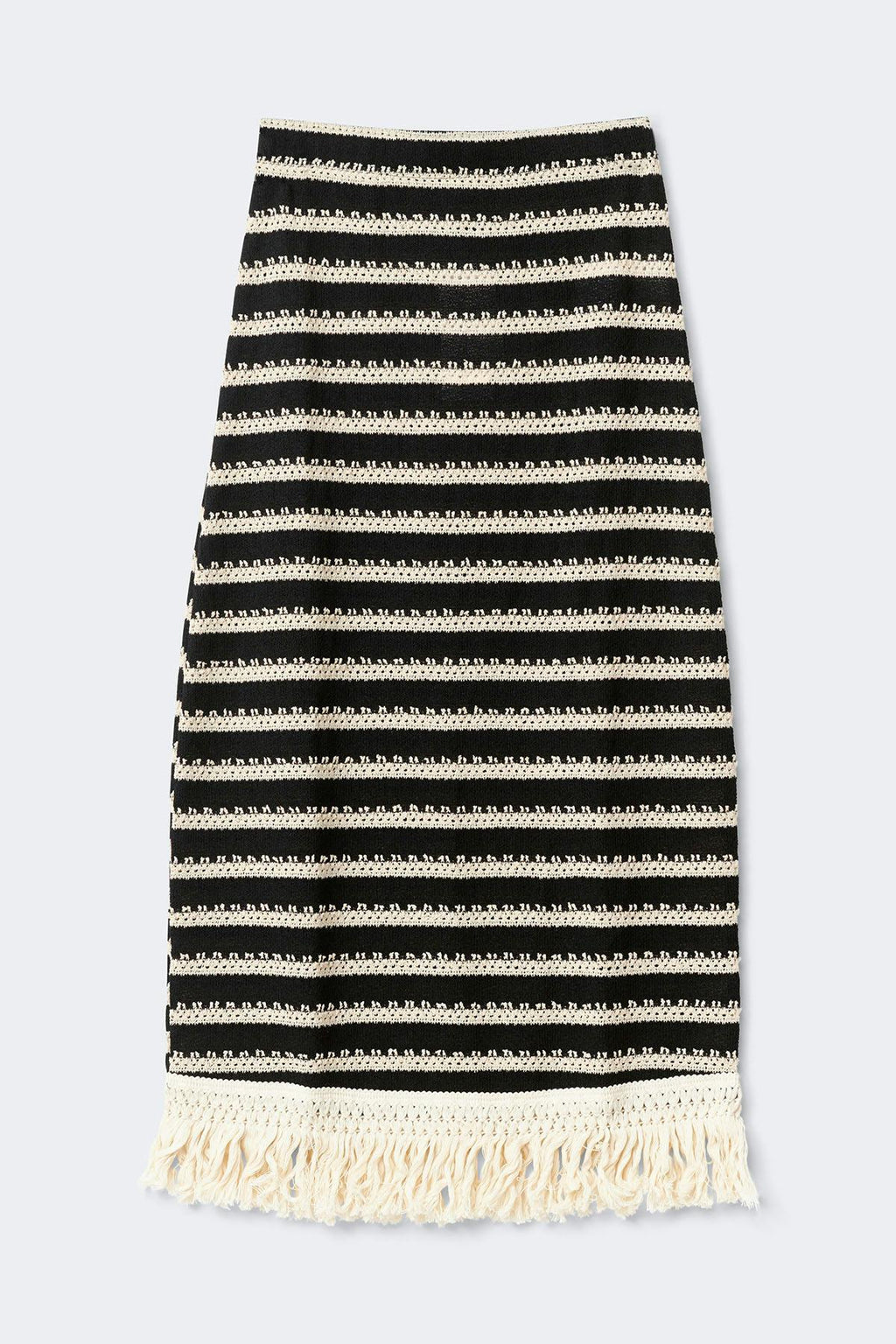 Crochet fringe skirt