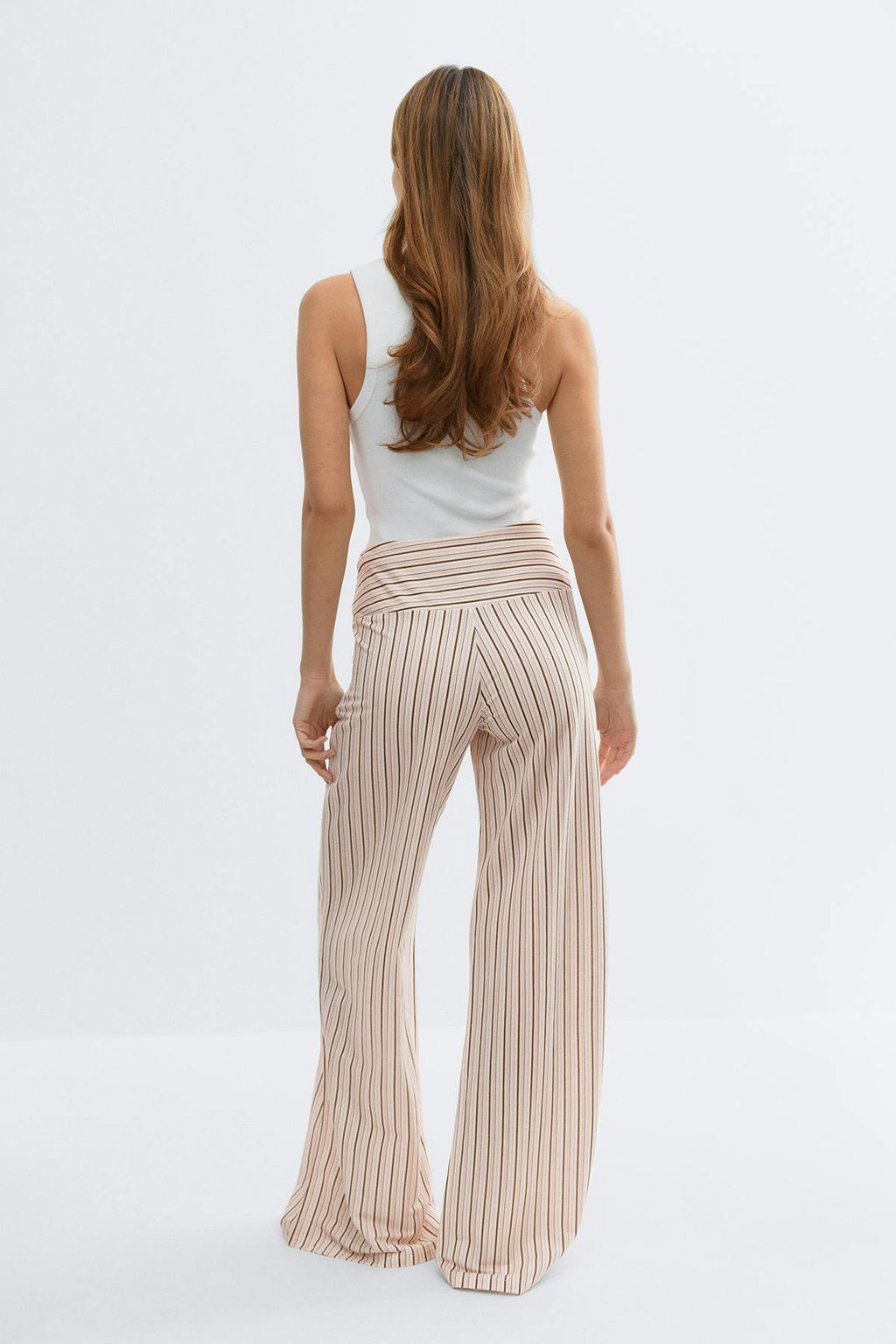 Wide leg trousers