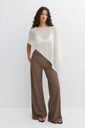 Wide leg trousers