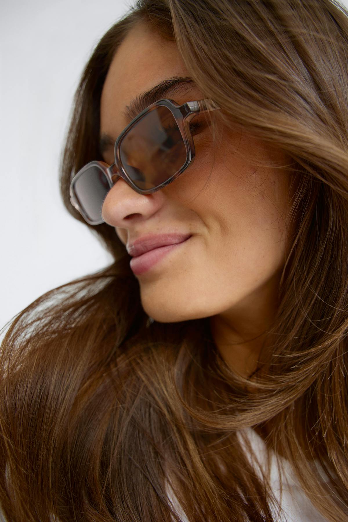 Slim rectangular sunglasses