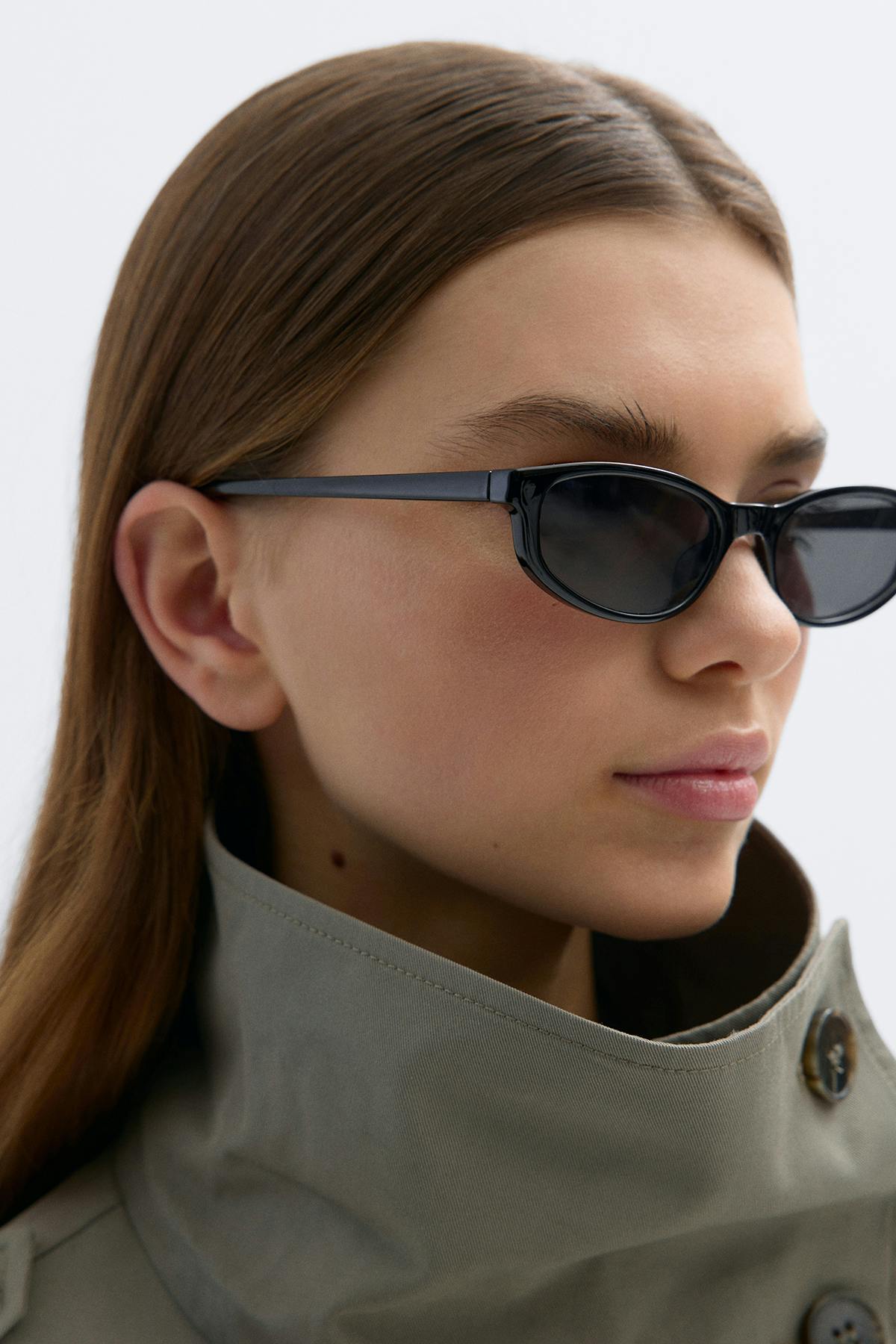 Slim cateye sunglasses