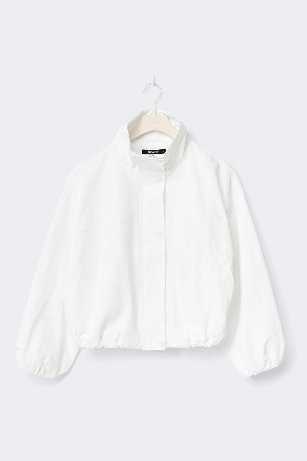High neck sporty jacket