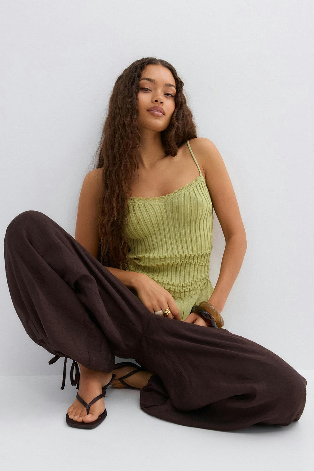 Knitted singlet