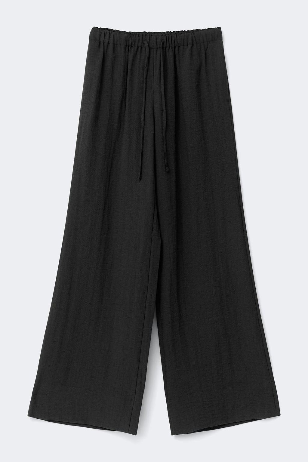 Wide drawstring trousers