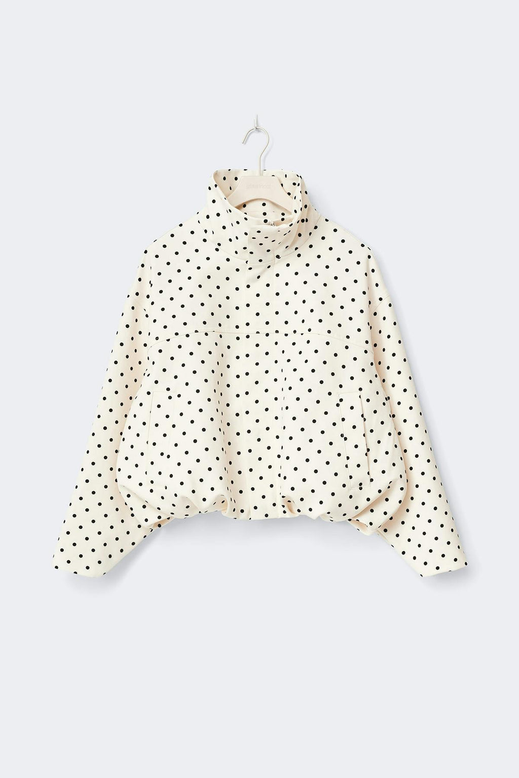 High neck dot jacket