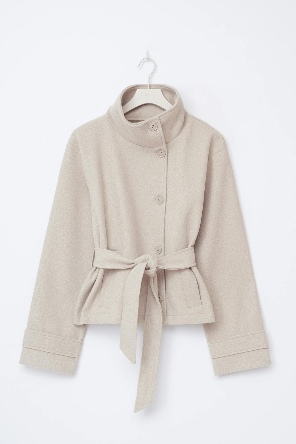Y short felt jacket