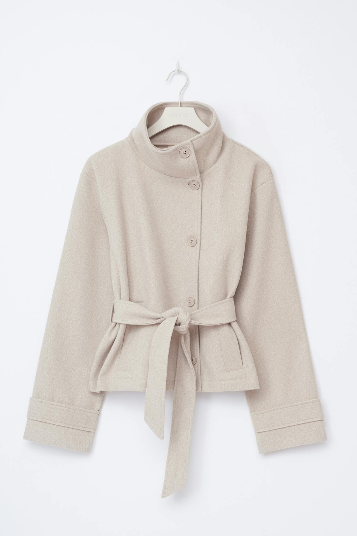 Y short felt jacket