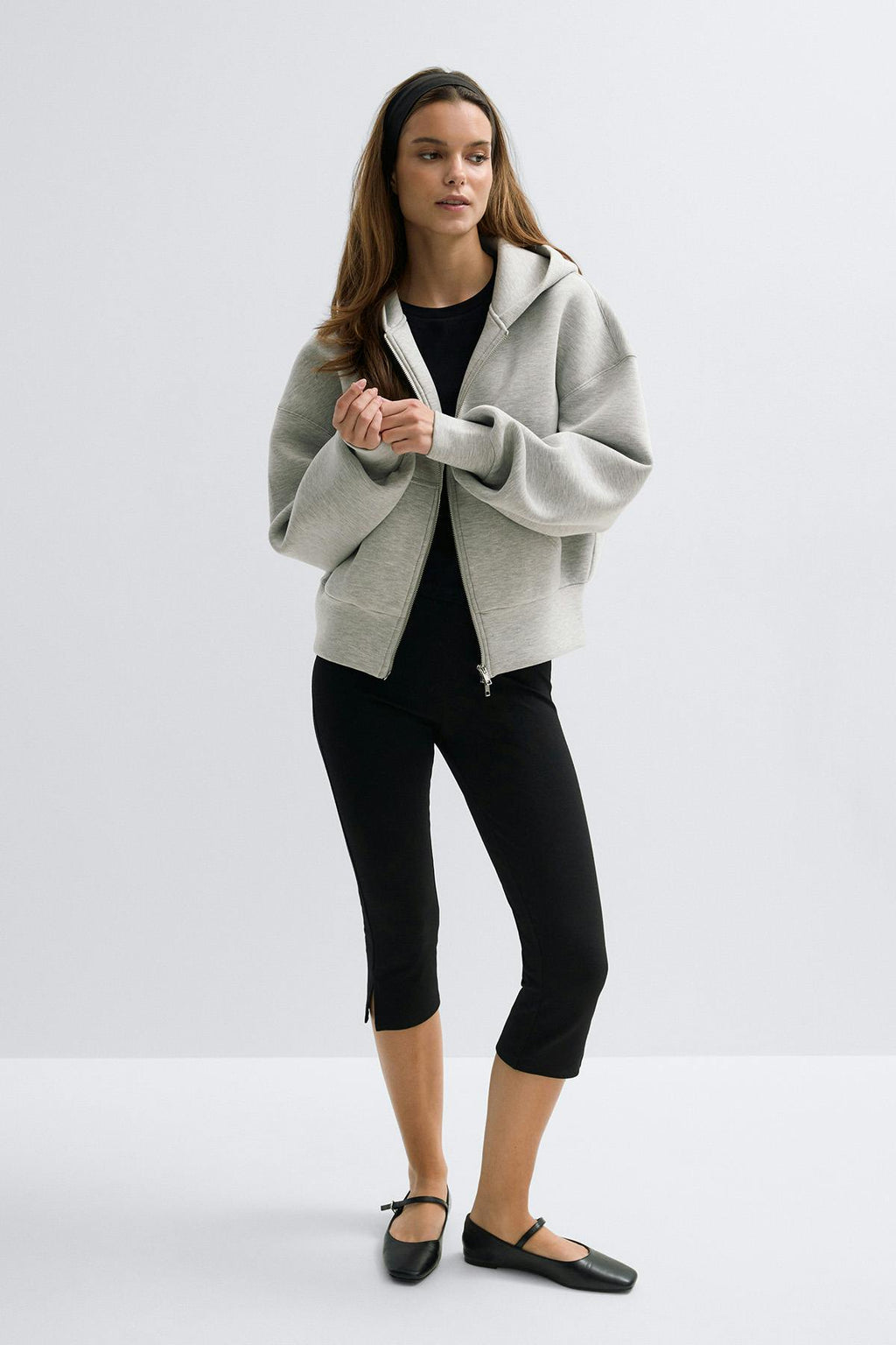 Scuba zip hoodie