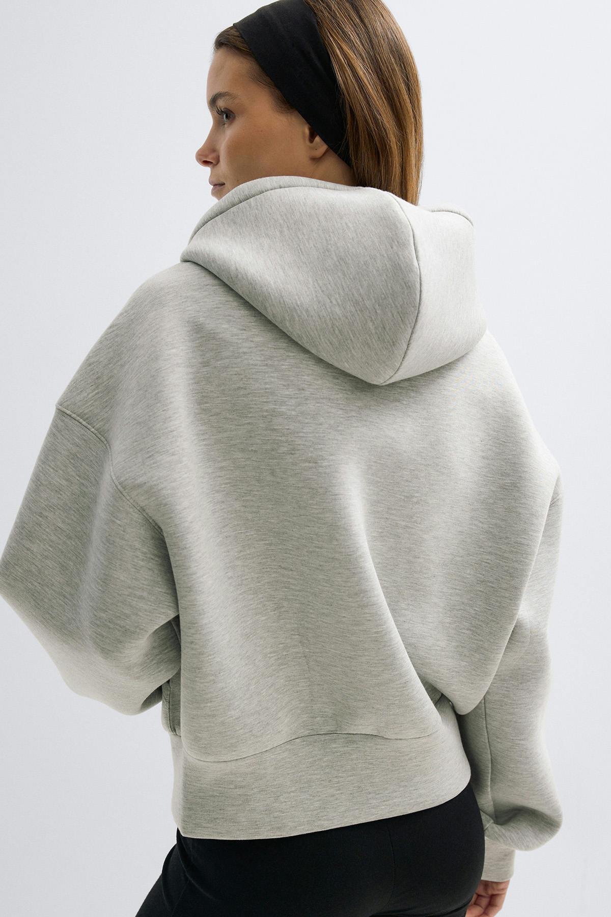 Scuba zip hoodie