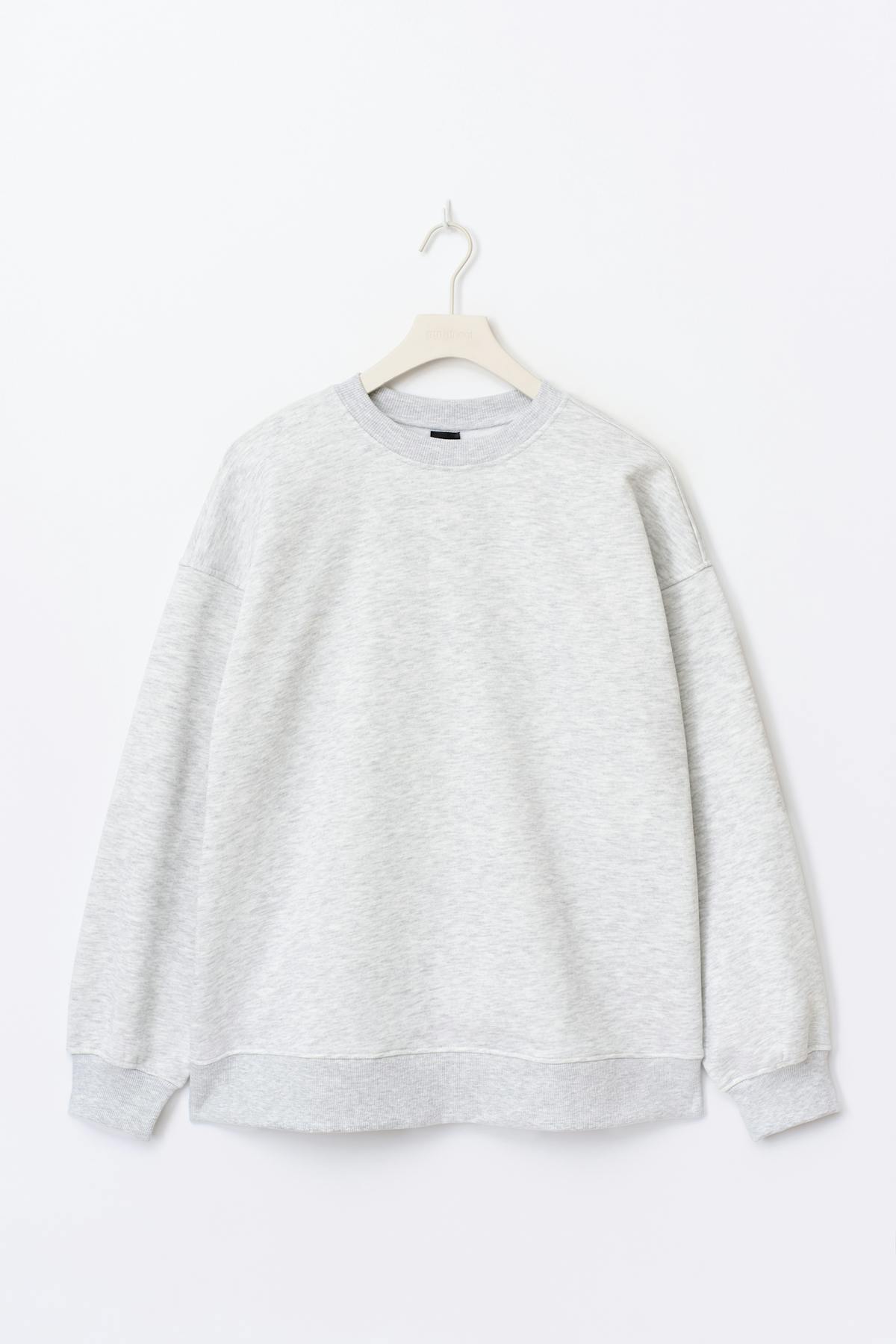 Oversized crew neck sweater