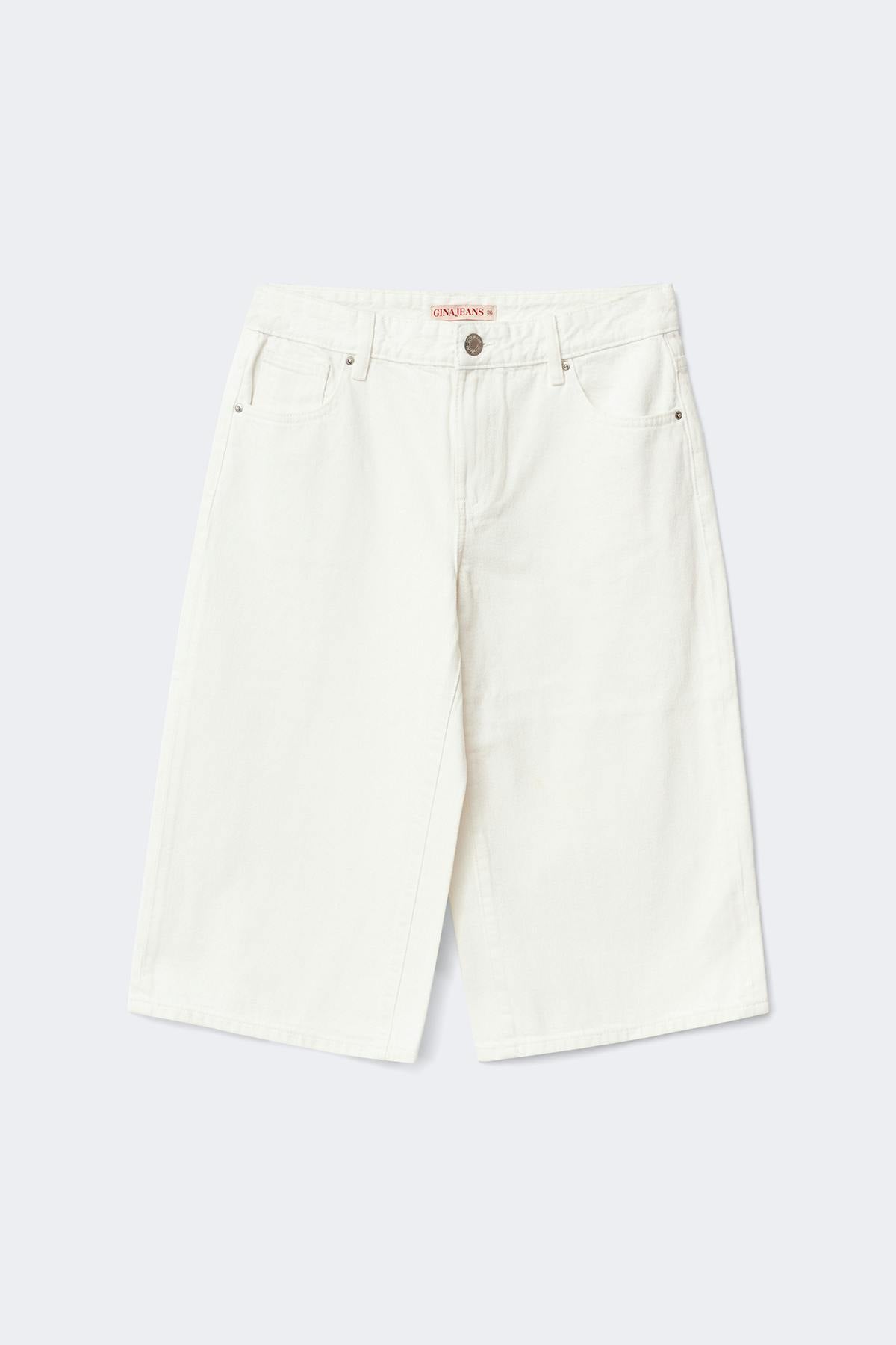 Loose n' luxe denim shorts