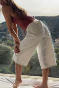Loose n' luxe denim shorts